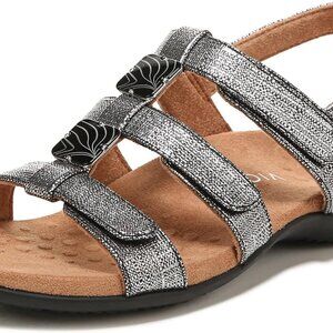 Women's Amber Backstrap Sandals Adjustable Orthotic Arch Support Slip-On